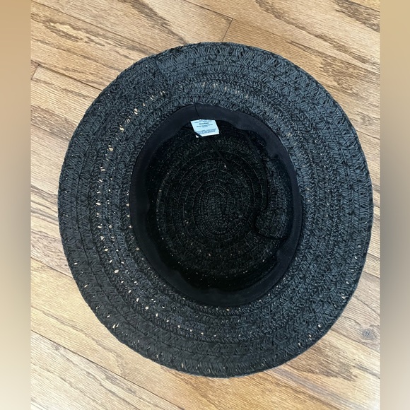 Summer straw hat, black. One size, measurements are in the pictures - Picture 5 of 8